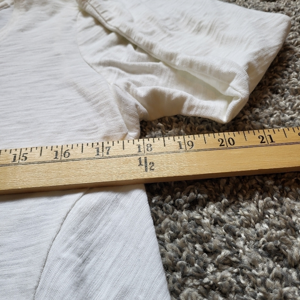 Pure jill swing tunic great for layering  cream Color size Xtra-Small - Picture 10 of 12